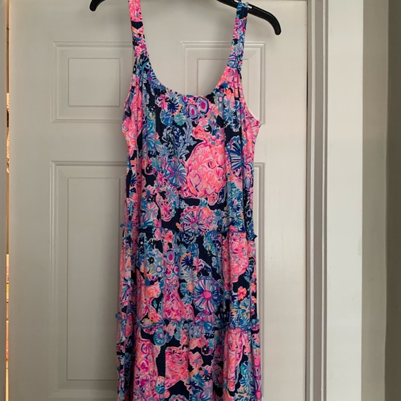 Lilly Pulitzer Loro Dress WORN ONCE! Size L - Picture 1 of 1